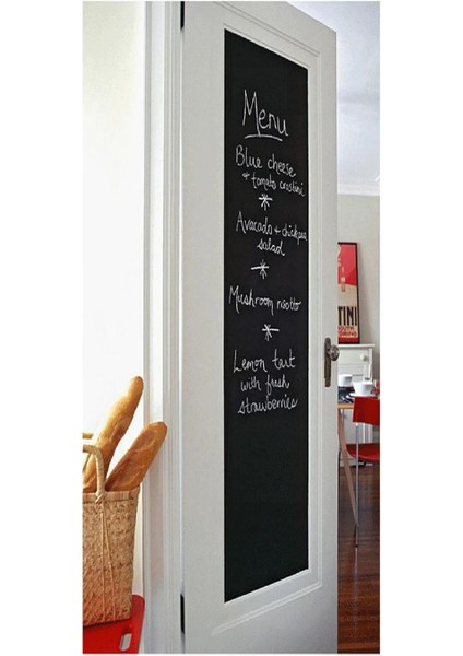 Büyük Boy Yapışkanlı Kara Tahta Sticker fırsatları