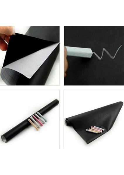 Büyük Boy Yapışkanlı Kara Tahta Sticker indirimleri