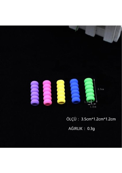 Kalem Için Sarı Sünger Parmak Tutucu - 10\'lu Paket | Mozaik Puzzle | Mozaik Tablo Aksesuarı modelleri