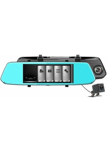 GO-800F Araç Içi Ayna Tipi Kamera 7" Ekranlı fırsatları