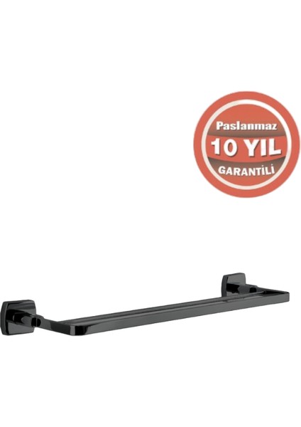 Paslanmaz Pirinç Milano 2’li Uzun Havluluk 50CM Mat Siyah modelleri