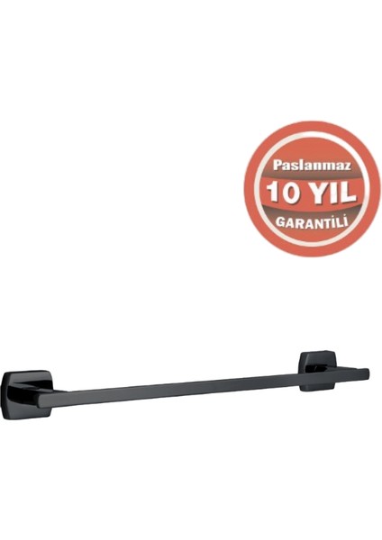 Paslanmaz Pirinç Milano Uzun Havluluk 60CM Mat Siyah modelleri