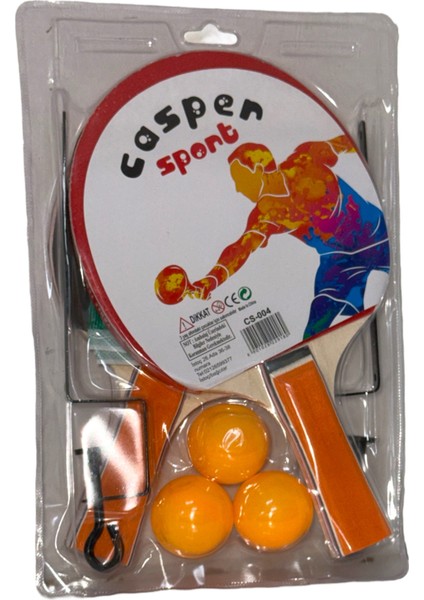Casper CS-004 Raket Set (File + 2 Raket + 3 Top)