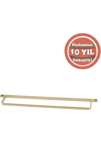 Paslanmaz Pirinç Mercan Uzun Havluluk 50CM Altın Sarı Gold