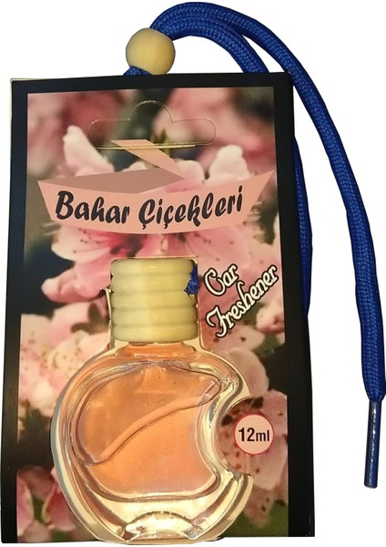 Oto Kokusu Lavanta Kokulu Asma Ipli Cam Şişe 1 Adet 12 ml