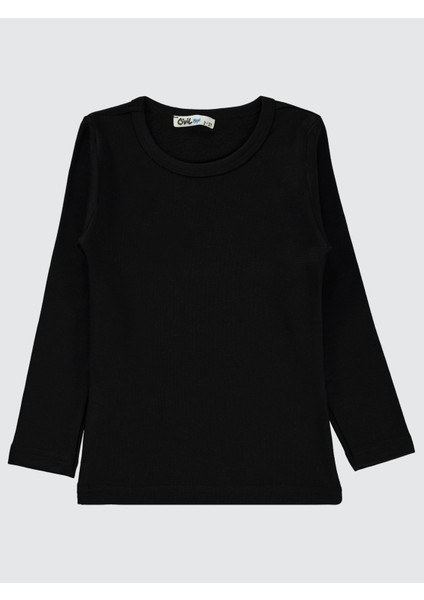 Erkek Çocuk Termal Sweatshirt 2-5 Yaş Siyah