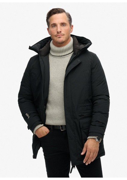 Siyah Erkek Mont M5011909A02A_CITY Padded Parka Jack fiyatları