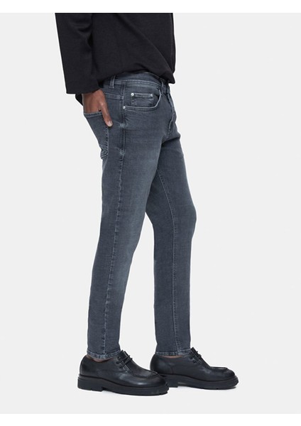 Erkek Jumy Dar Paça Orta Bel Jean Pantolon fırsatları