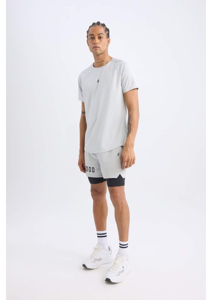 DefactoFit Slim Fit Dar Kesim Sporcu Dokuma Şort Z2147AZ25SP