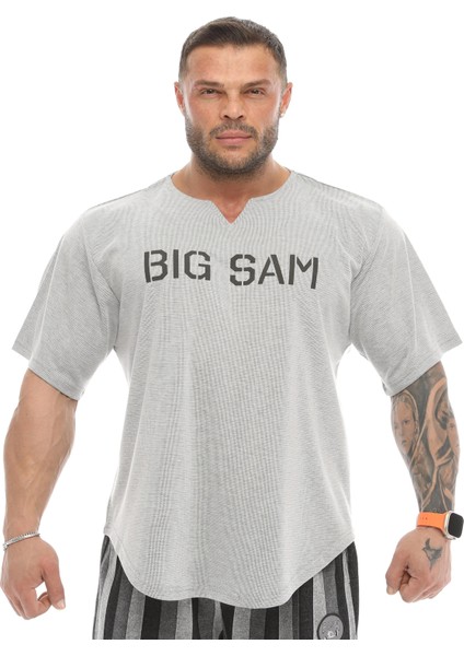 Oversize Bodybuilding Rag Top T-Shirt Big Sam 3332