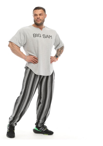 Oversize Bodybuilding Rag Top T-Shirt Big Sam 3332 modelleri