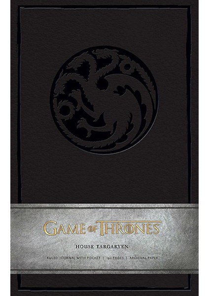 Of Thrones: House Targaryen Hardcover Ruled Journal