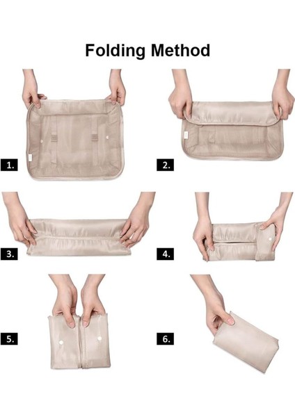 Seyahat Organizatör Bavul Ambalaj Seti Saklama Kutuları, Hurcu, Taşınabil Bagaj 8 Parça indirimleri