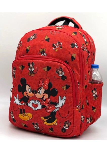 Miki Okul Çantası Mickey Çanta 3lü Set Okul Çantası