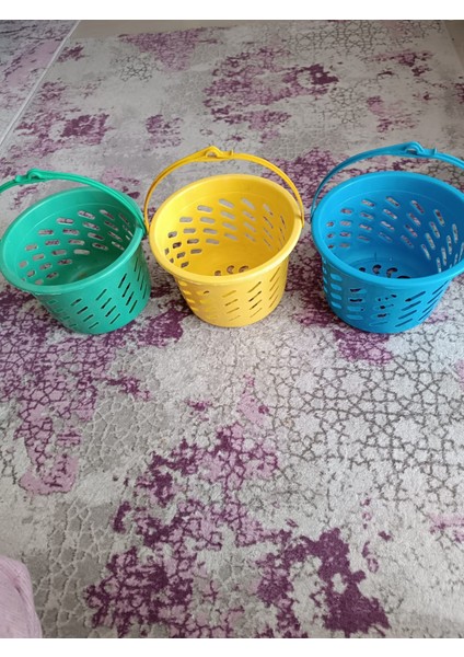 Çok Amaçlı SEPET, Tekli Mandal, Oyuncak, Hediye Olarak Kullanabileceğiniz Renkli Sepet