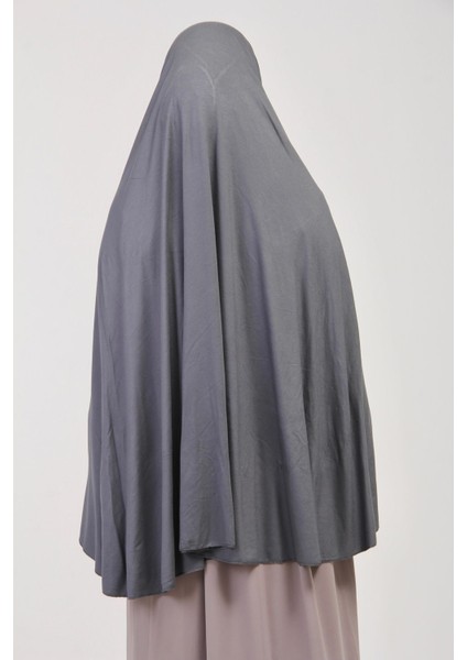 Manolyaşal Pratik Eşarp Standart Beden Peçeli 5xl Sufle - Füme