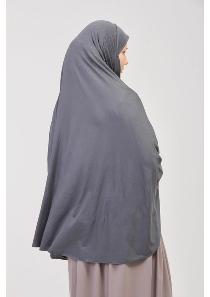 Manolyaşal Pratik Eşarp Standart Beden Peçeli 5xl Sufle - Füme