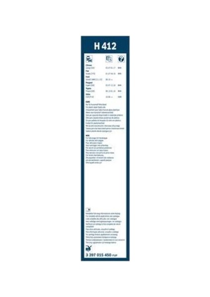 3397015450 Arka Silecek 400MM 6426.WA