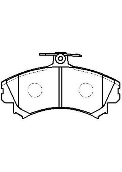 -10606-30202 Fren Balata Takımı Ön Sımlı Carisma 1.8/1.9/2.0 1995-S40 V40 1.6 2000- 4544200920