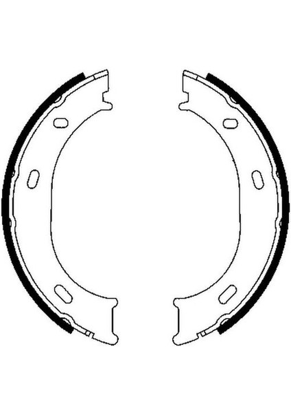 LS1905 Arka Fren Pabuçlu Balata Lt 28 35 46 Sprinter 901 902 903 904 95-05 2D0698525