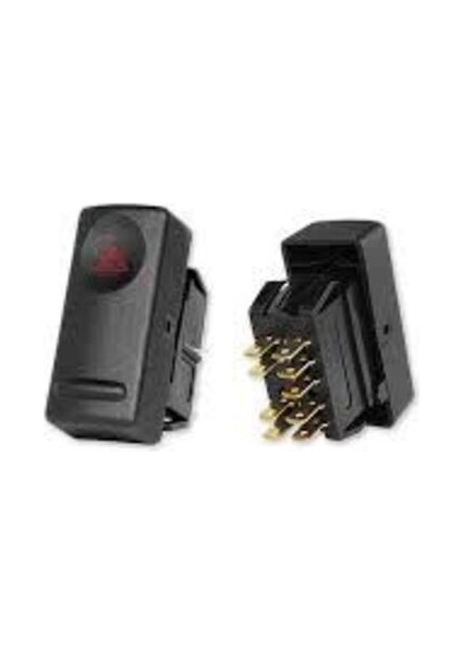 CD016 Renault 19 4'lü Flasher Düğmesi 7700817335