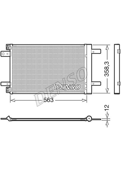DCN21032 Condenser Air Condıtıonıng Cıtro N C4 Grand Picasso Iı 13 9673629780