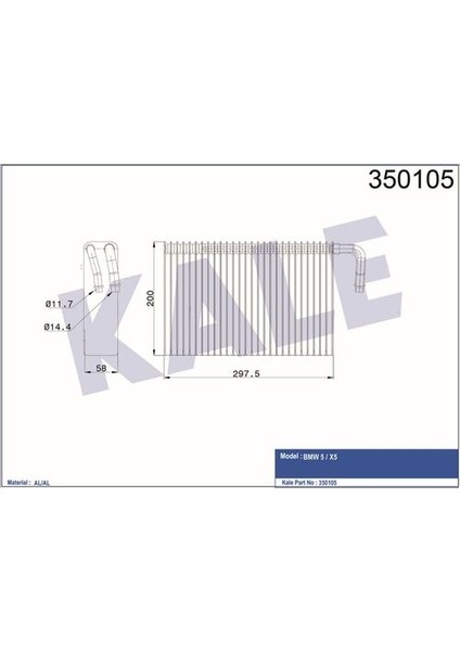 350105 Evaporator Bmw E39 E53 Range Rover 3 Vogue L322 02-11 64118385560