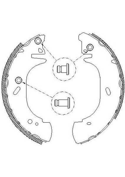 21135 Arka Balata T15 91-94 2.0-2.5d-2.5dı T15 94-00 2.5dı-2.5tdı 280X61