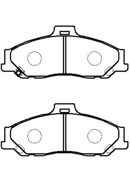 -10804-30203 Fren Balata Takımı Ön Sımlı Mazda B2500 2001-2003 Ford Ranger 1998- 2M342001FA