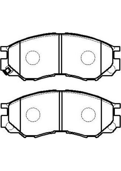 -10601-30203 Fren Balata Takımı Ön Sımlı L200 2.0/2.4/2.5 4WD 2000-2002 AY040MT004