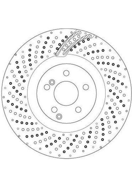 DF6873S Fren Diski Ön W204 Amg C63 08-14 W205 Amg C63 14-W212 11-15 W221 05-12 A2214210812