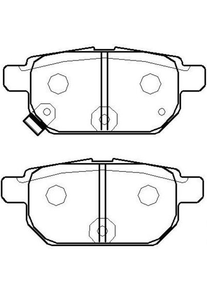 -10101-30208 Fren Balata Takımı Arka Sımlı Corolla 2007-AURIS 1.4/ 1.6/ 2.0/ 2.2 2006-YARIS 1.0 2006- 446676010