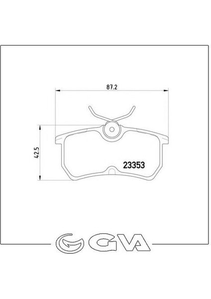 7035125 Arka Balata Focus 98-04 Fiesta 05 GDB1354 98AB2M008BA
