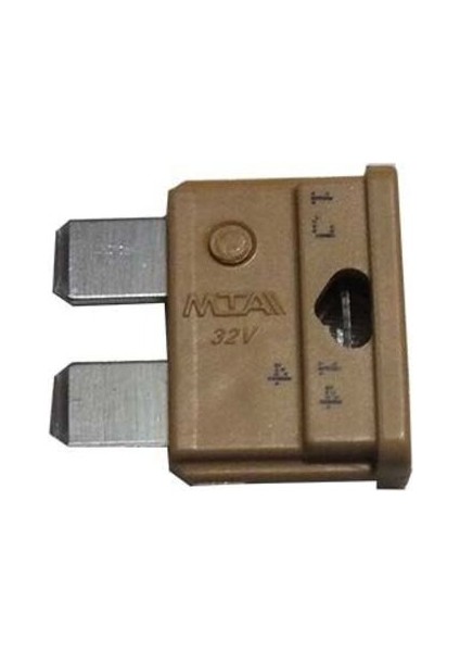 2551 0600410 Yassı Sigorta 5 Amper Bej 600410