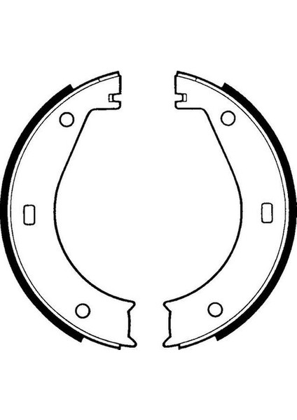 LS1573 Fren Pabuçu El Freni Bmw 518 520 524 525 528 530 535 540 628 633 635 725 728 730 732 34416761294