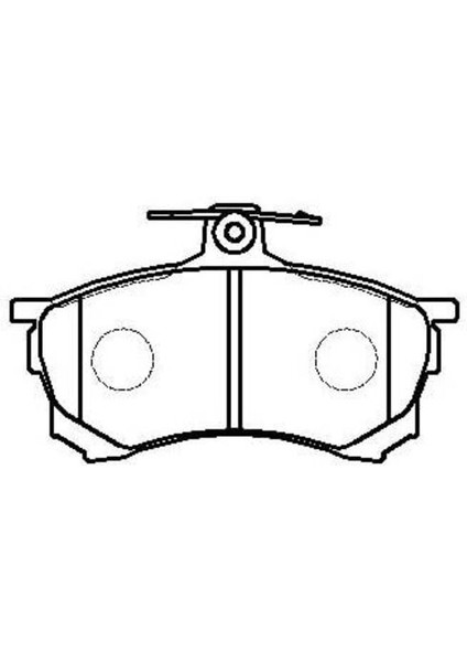 -10606-30201 Fren Balata Takımı Ön Sımlı Carisma 1.6/1.9td 1996- MR389519
