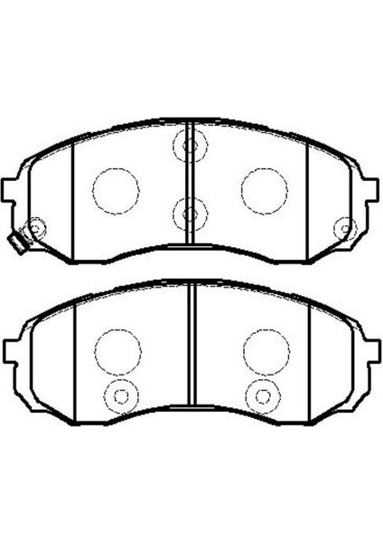 -10204-30204 Fren Balata Takımı Ön Sımlı H-1 2007- 581014HA50