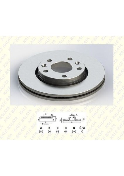 TFD00049 Ön Fren Aynası (Diski) Fluence Megane Iıı Scenic Iıı Laguna Iıı Duster 1.2 1.4 1.5dcı 1.6 2.0 (5 Bijon 280MM) 402060010R