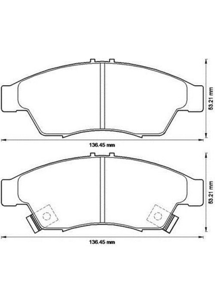 55442 Balata Fren Ön-Suzuki Liana 02-11 5581054G61000
