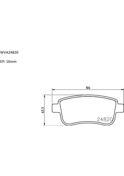 Renault-Mais-Orjinal 440604694R Arka Fren Disk Balatası Clio V Megane Iıı 08-Scenic 09-Fluence 440601416R