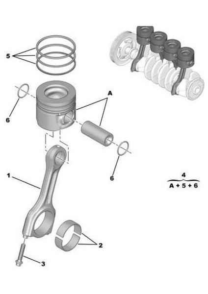 Peugeot Orjinal 1623500080 Piston Segman 208-C3 Iı Eb0 1.1 1623500080