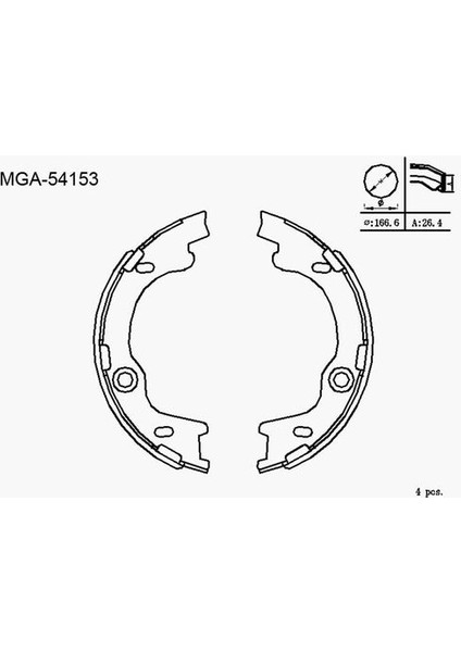 54153 El Fren Balata I30 08-11-Ceed 07-10 583501HA00