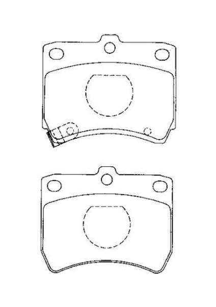 -10509-30201 Fren Balata Takımı Ön Sımlı Pride D0403328Z