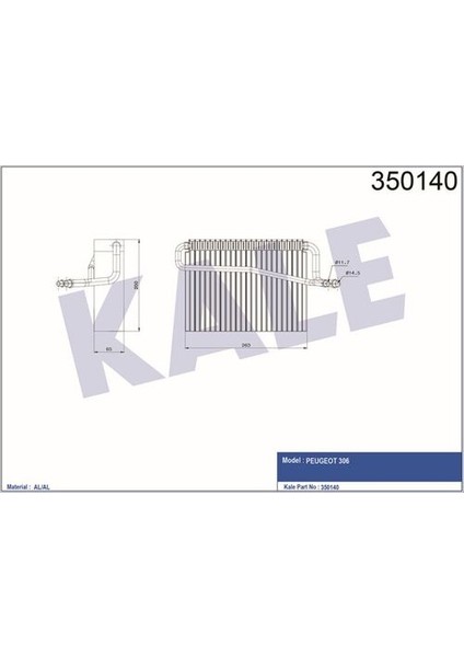 350140 Evaporator 306 6450.R4