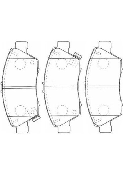 -10301-30201 Fren Balata Takımı Ön Sımlı Civic 1.6 1996-2000 04650-SAA-900