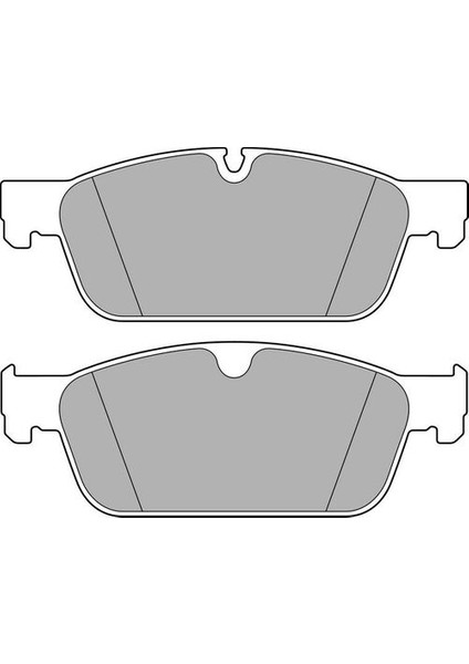 LP2705 Frenbalatası Fren Mercedes 97-01 0064203620