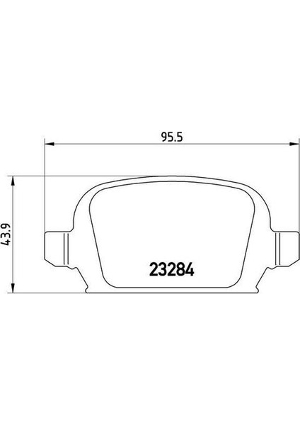 670457 Arka Balata Corsa C 1.4 1.7 Cdtı 1.8 09 00 Tigra Twintop 1.3 Cdtı 6.04 1605085