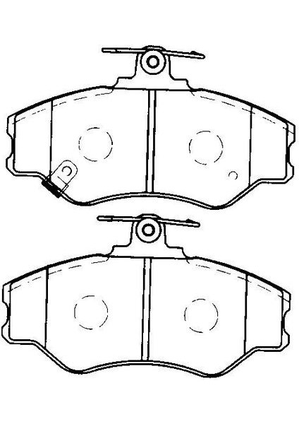 -10202-30201 Fren Balata Takımı Ön Sımlı H100 Minibüs H100 Kamyonet 1994- 5810143A00