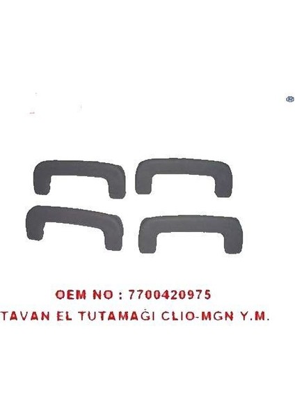 039 Tavan El Tutamağı Kolcak Clio Gri 8200081864