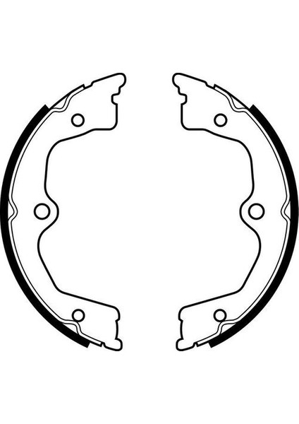 LS2033 Fren Pabuçu El Freni Honda Accord 08 43053TL0G50